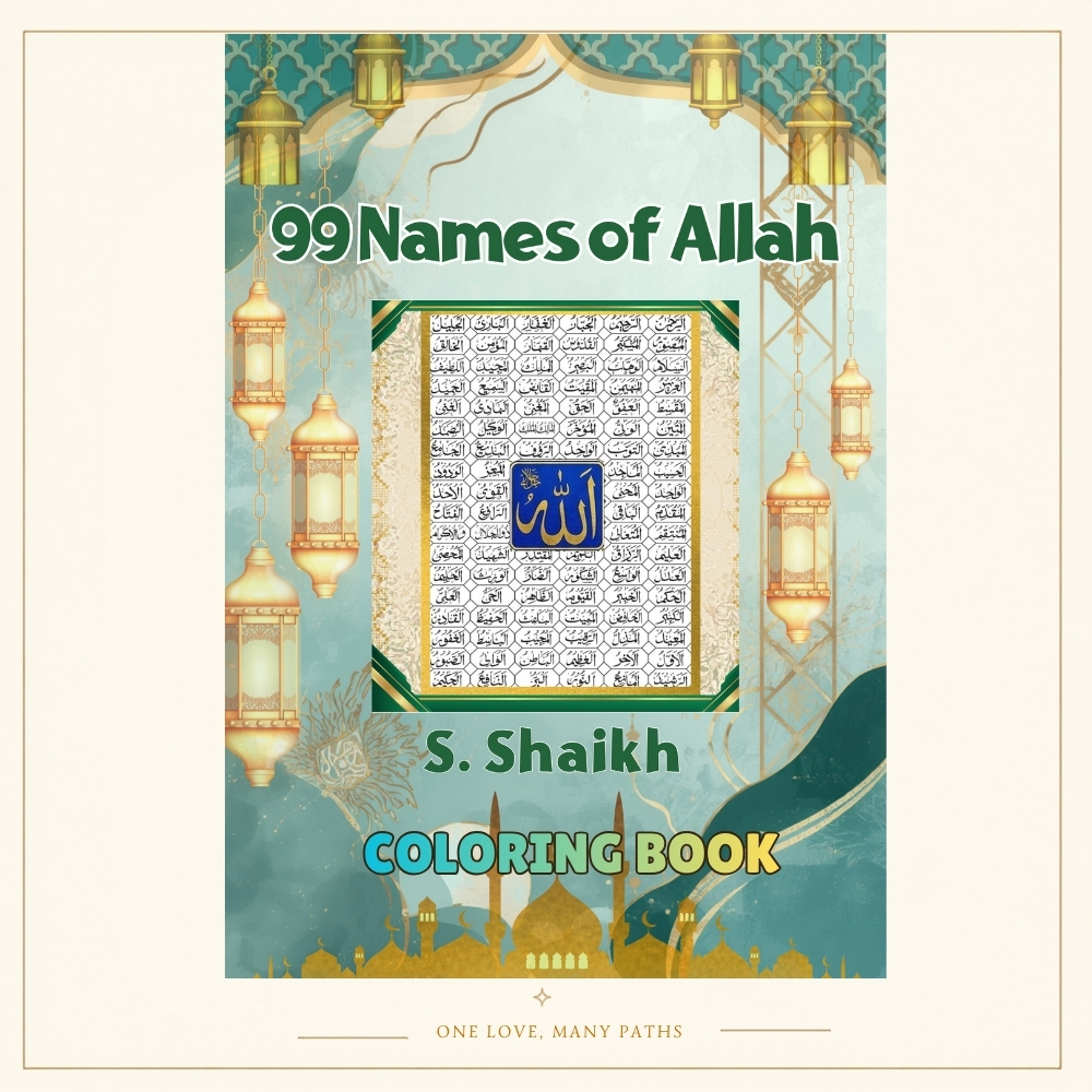 99 Names of Allah S. Shaikh Coloring Book